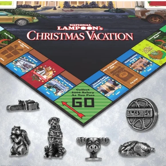 NWT Christmas Vacation Monopoly Game - Picture 5 of 9